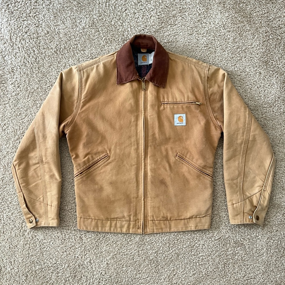 [Vintage]Carhartt 6BLJ Blanket Lined Firm Duck Detroit Jacket size 36(rare size)